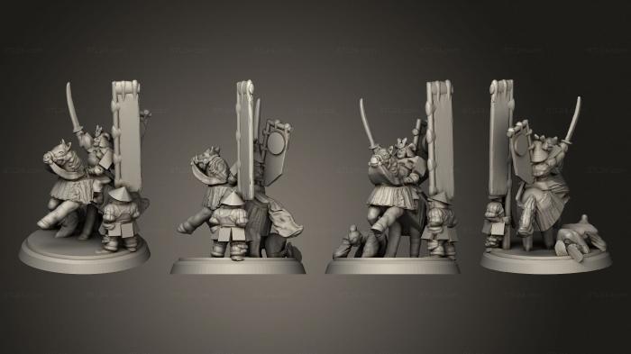 Military figurines (Daimyo Hero Complete, STKW_4824) 3D models for cnc