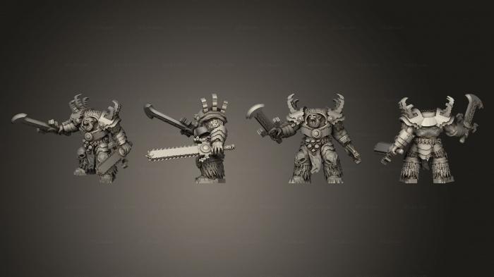 Military figurines (Dark Broozer Boss A, STKW_4836) 3D models for cnc