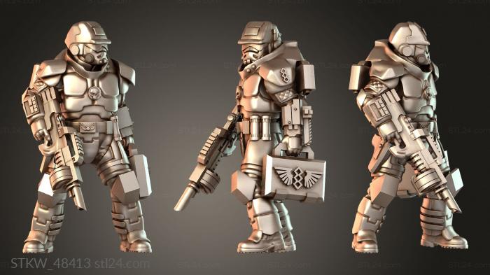 Elysium Rifles Guard Melta Medic