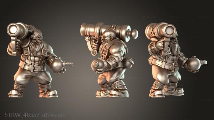 Enanos Piratas Dwarf Cannoneer