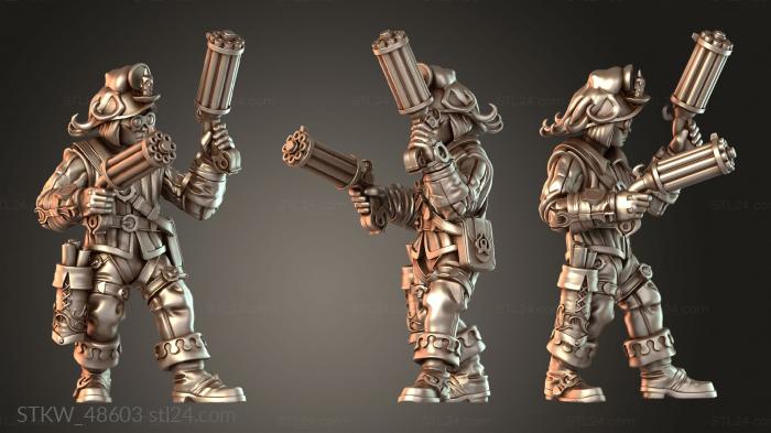 Engineer Gatling Pistols