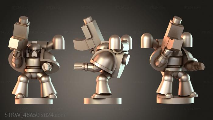 Military figurines (Epic Cruzado alpha, STKW_48650) 3D models for cnc