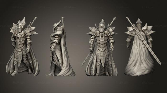 Military figurines (Dark Knight Walking, STKW_4870) 3D models for cnc