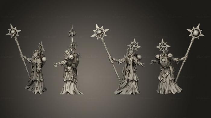 Military figurines (dark lich apoe redux, STKW_4872) 3D models for cnc