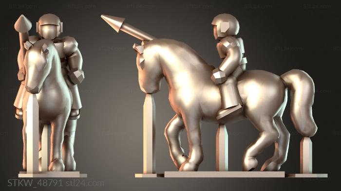 Military figurines (Epic Rough Riders Veteran, STKW_48791) 3D models for cnc