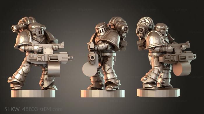 Epic Space Marines Marine Bolter Lourd