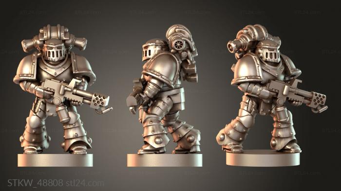 Epic Space Marines Marine lance flame