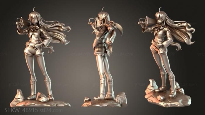 Military figurines (ERIS MUSHOKU TENSEI, STKW_48915) 3D models for cnc