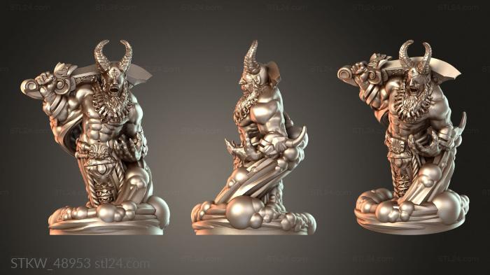 Military figurines (Et spectral, STKW_48953) 3D models for cnc