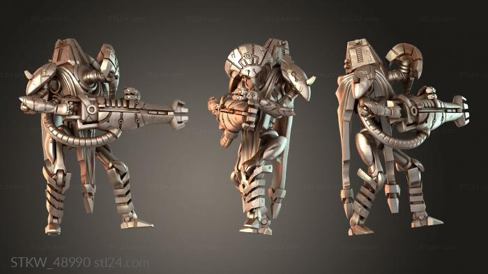 Military figurines (Eternals Gauss keen, STKW_48990) 3D models for cnc