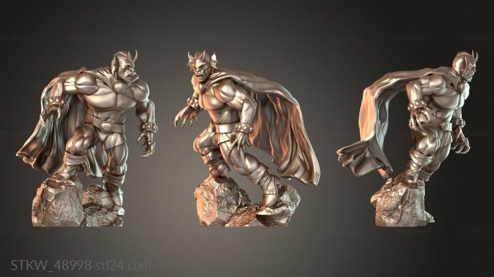 Military figurines (Etrigan, STKW_48998) 3D models for cnc