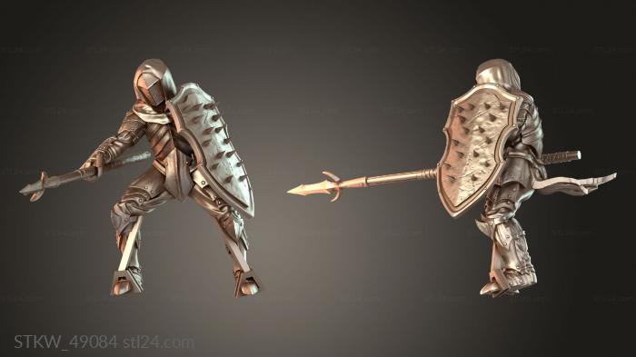 Evil shadow knight mounted Abyssal