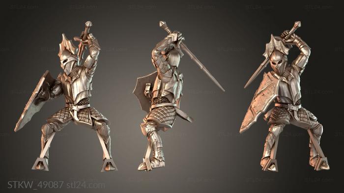 Evil shadow knight mounted Dreadful