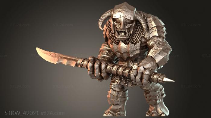 Evil war troll chief