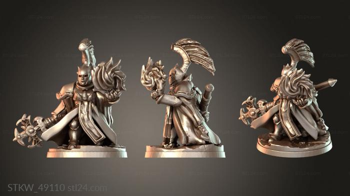 Military figurines (Evocators wrathful, STKW_49110) 3D models for cnc