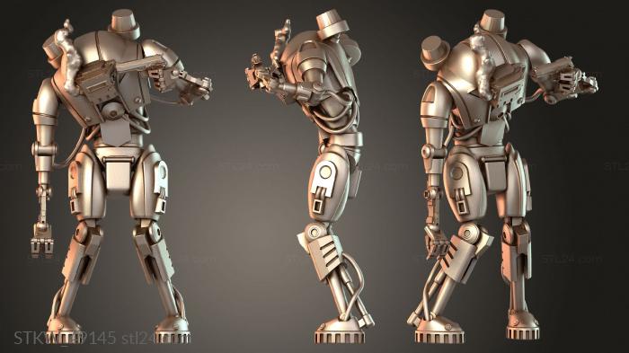 Military figurines (EXPERIMENTAL BATTLE DROID Cybernetic, STKW_49145) 3D models for cnc