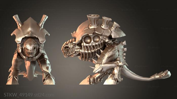 Experimental elderly pirate space bug old one eye