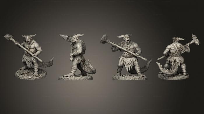 Military figurines (De d Hagservants, STKW_4916) 3D models for cnc