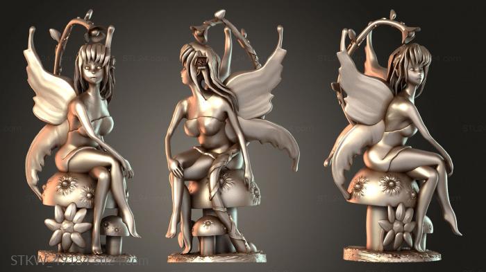 Military figurines (Fairy, STKW_49184) 3D models for cnc