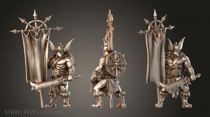 Fantasy Barbarian Bannerman