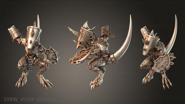 Fantasy Gecko Chief Rider Fireball