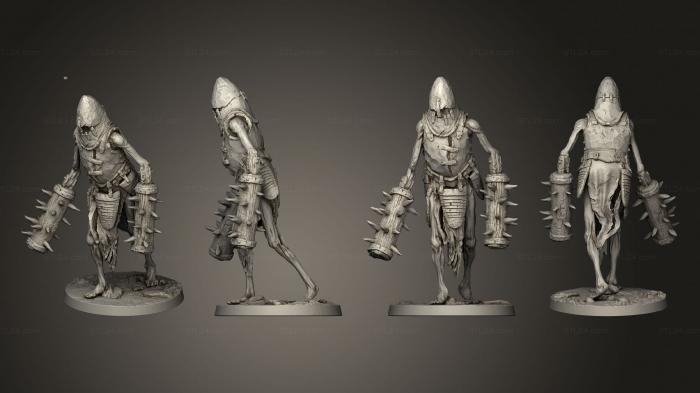 Military figurines (Deadwalker Batterer 01, STKW_4945) 3D models for cnc