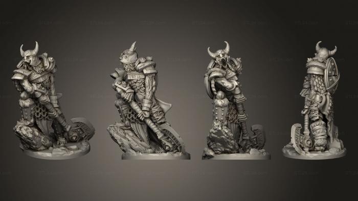 Military figurines (Death Lord, STKW_4976) 3D models for cnc
