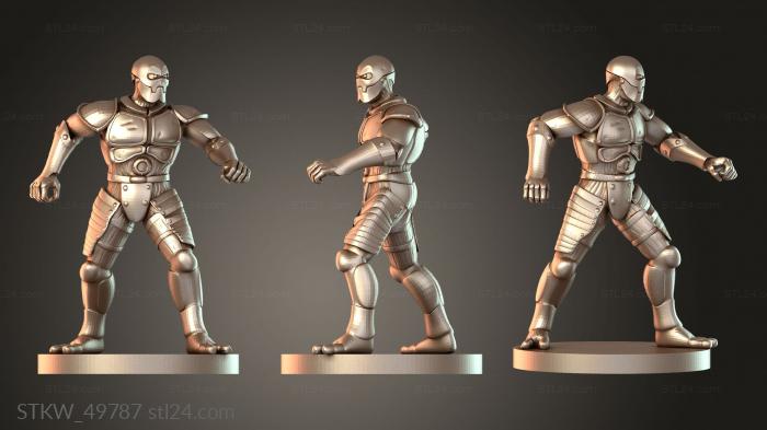 Fighters Warforged Fighter Warfoged Axe and Spear