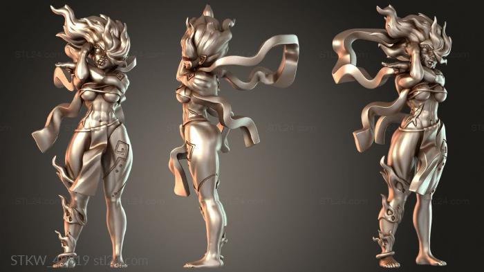 Fire Genasi Fighter FIREGENASI SCAR