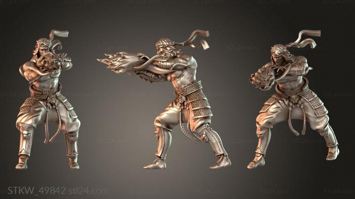 Fire Style Kung Fu Master Magic gifted
