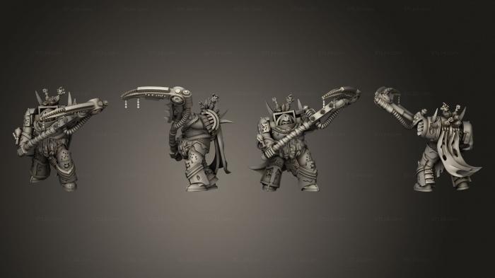 Military figurines (Death Shroud 02, STKW_4986) 3D models for cnc