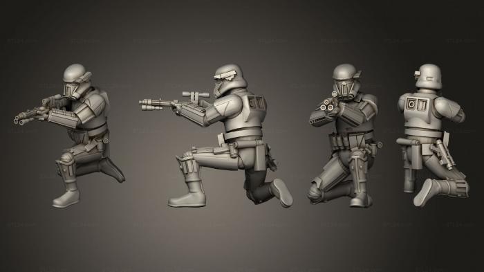 Military figurines (Death Troopers V 2 Con Granadero, STKW_4989) 3D models for cnc