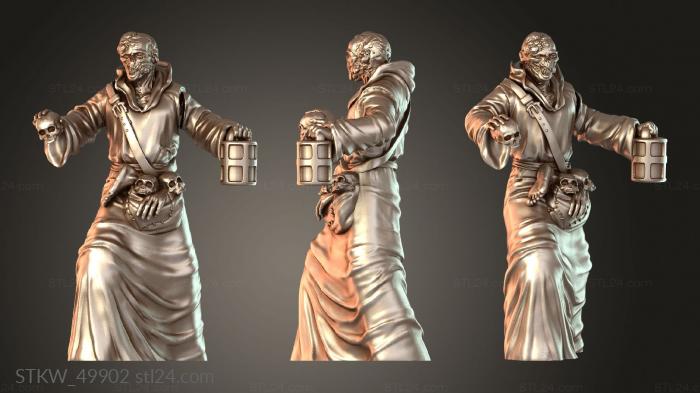 Military figurines (Five hardened, STKW_49902) 3D models for cnc