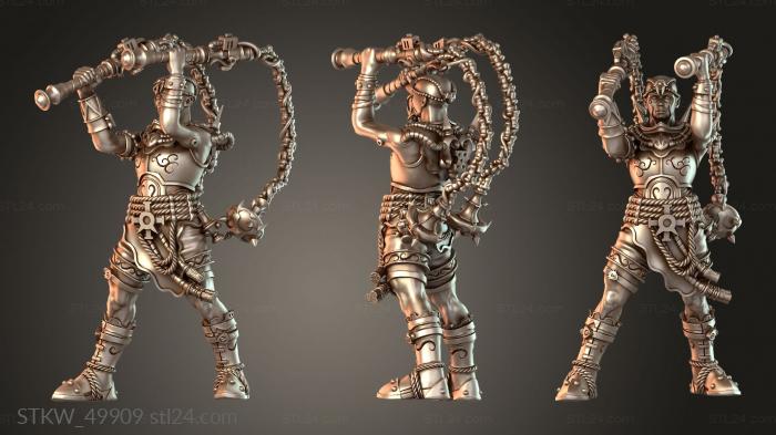 Flagellants scarred