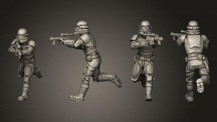 Military figurines (Deathwatch Carbine 2 Miniature, STKW_4999) 3D models for cnc