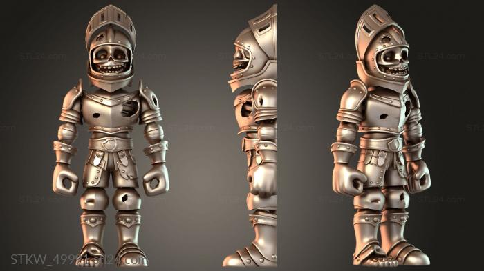 Flexi Skeleton Knight Planet