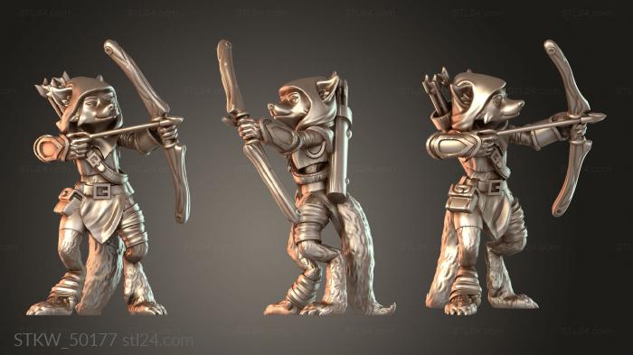 Military figurines (Fox Archer, STKW_50177) 3D models for cnc