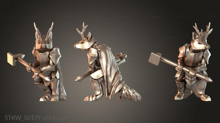 Foxmen Knight Fox Man Valiant