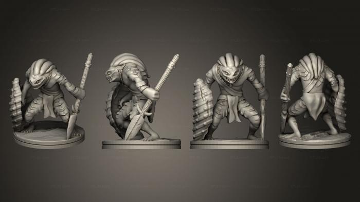 Military figurines (Deepfin Monstrosity 002, STKW_5023) 3D models for cnc