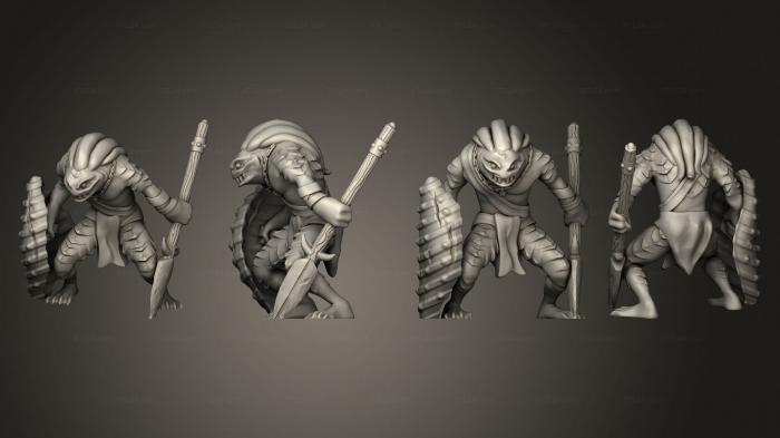 Military figurines (Deepfin Monstrosity 005, STKW_5026) 3D models for cnc