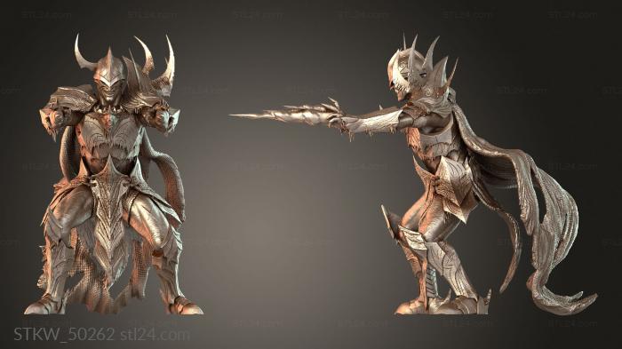 Military figurines (Frost Demon Knight Magic, STKW_50262) 3D models for cnc