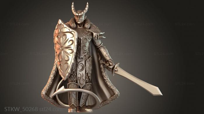 Frost Tiefling Paladin