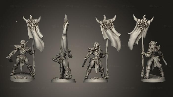 Military figurines (Deepwood Alfar D lady, STKW_5032) 3D models for cnc