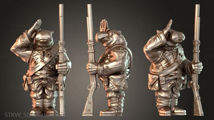 Солдатский салют Gear Town Hippo