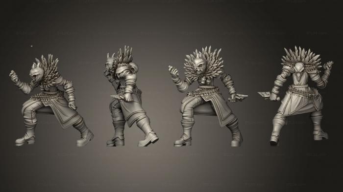 Military figurines (Demon Hunter 06, STKW_5055) 3D models for cnc