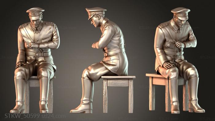 German Officer Ger Officer Sitting