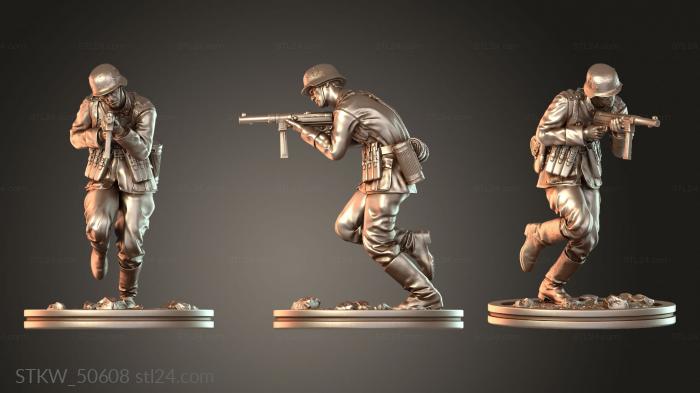 German Soldier Praying Zealous