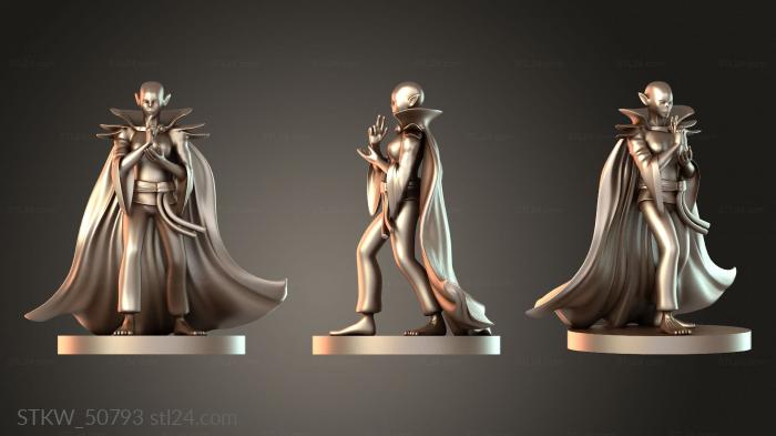 Military figurines (Githzerai Zerth, STKW_50793) 3D models for cnc
