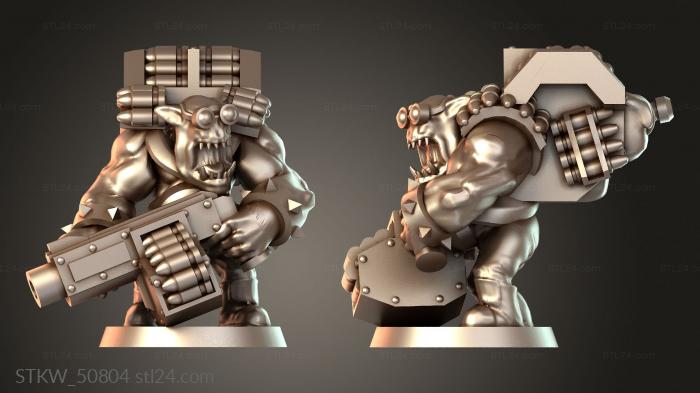 Military figurines (Gits Outrider, STKW_50804) 3D models for cnc