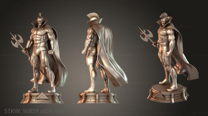Military figurines (Gladiator Marvel Spear, STKW_50829) 3D models for cnc
